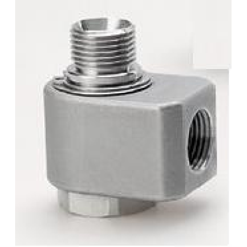 CWW draaikoppeling haaks RVS 3/8 F- 3/8 M 350 bar